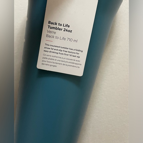 NWT Lululemon Back To Life Tumbler 24oz Teal Blue Color - Picture 9 of 11